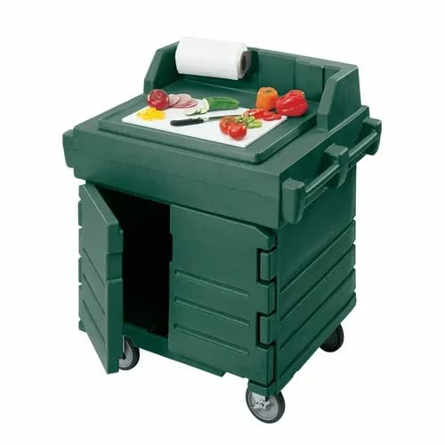 Cambro Camkiosk KWS40519 Kentucky Green Serving Counter 40-1/2"W X 33"D X 45-1/2"H — view 1