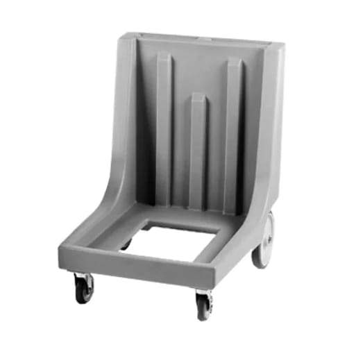 Cambro Camdolly CD1826MTC615 Open Frame Charcoal Gray Food Carrier Dolly With Handle — view 2