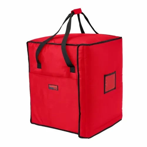 Cambro Gobag GBPP1018521 Red Pizza Delivery Bag 19" X 19" X 23"