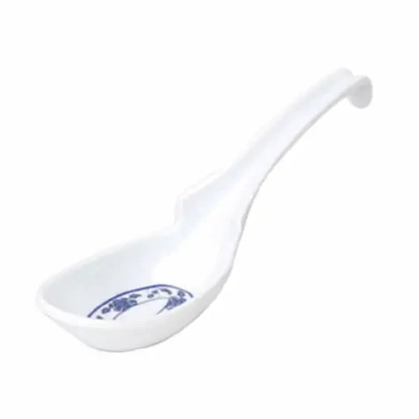 Thunder Group 7100TB Lotus 1 oz. Melamine Soup Spoon | Case of 60