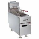 Patriot PT-CTF-2NG Natural Gas 25 lb. Countertop Fryer 44,000 BTU 11-1/8"W