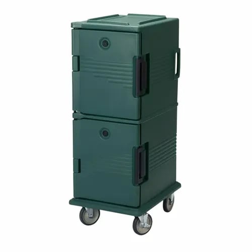 Cambro Ultra Cam Cart UPC800192 Insulated Granite Green Front Loader Food Carrier