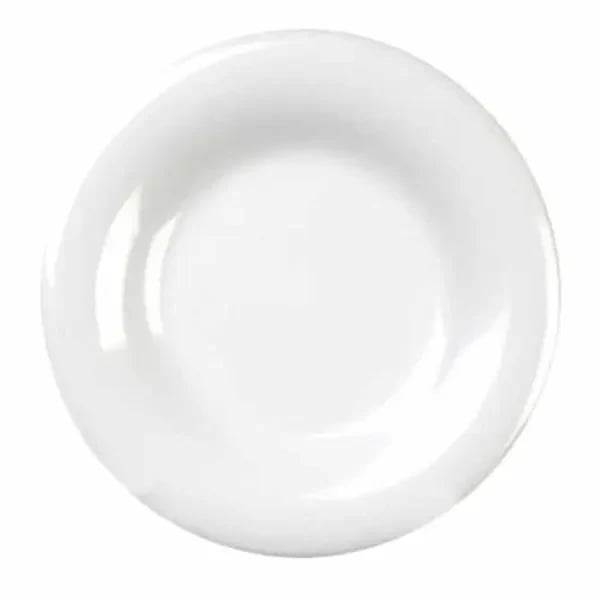 Thunder Group CR012W White 11-3/4" Melamine Plate | Case of 12