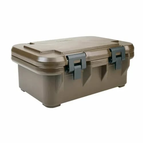 Cambro S-Series Ultra Pan Carrier UPCS160131 Dark Brown Top Loader 6" Deep