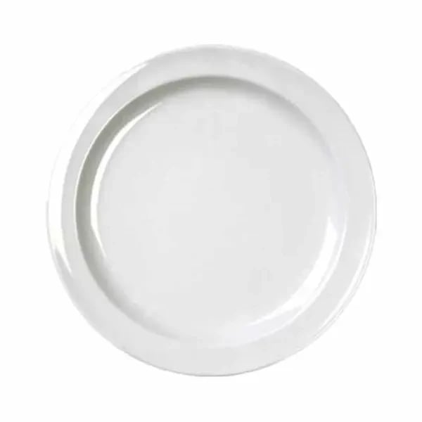 Thunder Group NS108W NuStone White 8" Melamine Plate | Case of 12