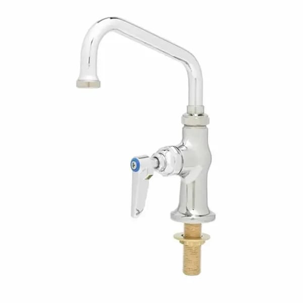 T&S B-0207-CR Single Hole Deck Mount Pantry Faucet with 6" Swing Nozzle