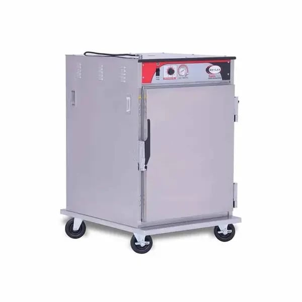 BevLes HTSS44P84 Insulated Solid Door Half Height Heated Holding Cabinet 25"W