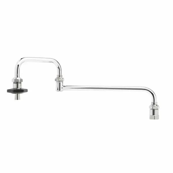 T&S B-0585 Single Hole Wall Mount Double-Jointed 18" Pot Filler Spout Nozzle