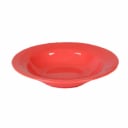 Thunder Group CR5077RD Orange 8 oz. Melamine Salad Bowl | Case of 12