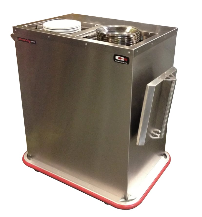 Carter-Hoffmann Oven Parts — Carter-Hoffmann® PBH2S Portable Plate + Base Warmer Dispenser 150 Max Plates 120 Max Bases 7 Inch