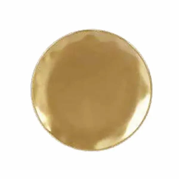 Thunder Group RF1006G Gold Pearl 8-1/8" Melamine Plate | Case of 12