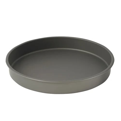 Winco HAC-142 Deluxe 14" Round Non-Stick Hard Anodized Aluminum Cake Pan
