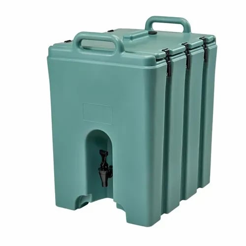 Cambro Camtainer 1000LCD401 11-3/4 Gallon Insulated Slate Blue Beverage Dispenser