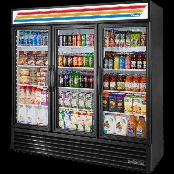 True GDM-72-HC TSL01 Glass Door Merchandiser, 72 cu.ft.