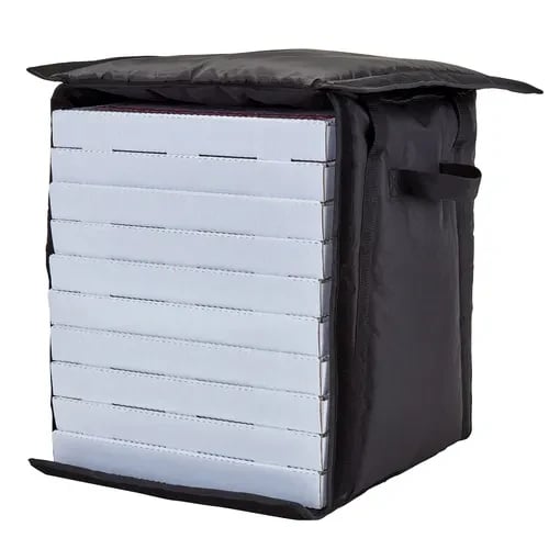 Cambro Gobag GBPP1018110 Black Pizza Delivery Bag 19" X 19" X 23"