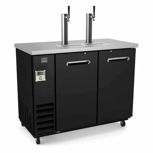 Kelvinator KCHBBD2D2T 2-Keg Direct Draw Beer Dispenser 49"W