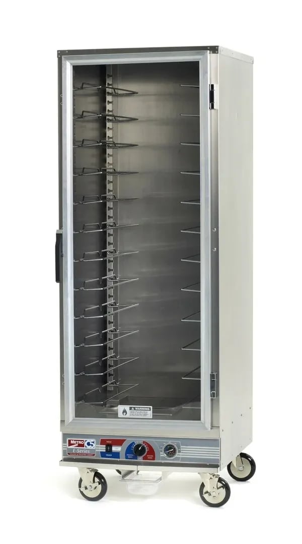 Metro C5E9-CFC-U 12-Pan Non-Insulated Heated Holding and Proofing Cabinets 25-3/4"W