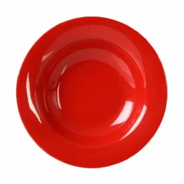 Thunder Group CR5077PR Pure Red 8 oz. Melamine Salad Bowl | Case of 12