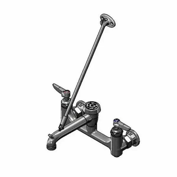 T&S B-0665-CR-BSTRK Wall Mount Service Sink Faucet