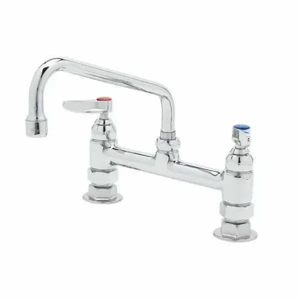 T&S B-2280-060X 8" Double Pantry Faucet