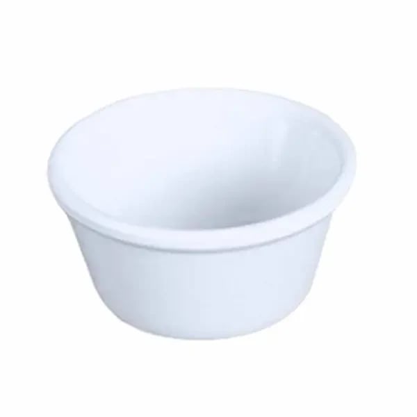 Thunder Group ML539W1 White 6 oz. Melamine Ramekin | Case of 12