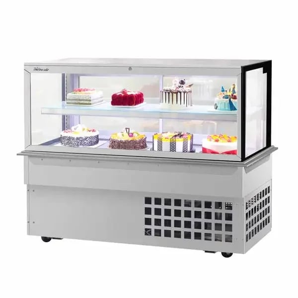 Turbo Air TBP60-46FDN Two-Tier Refrigerated Drop In Bakery Display Case 60-5/8"W