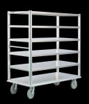 Carter-Hoffmann® T546 Freestanding Queen Mary Cart 3000 Pound Capacity 6 Shelves