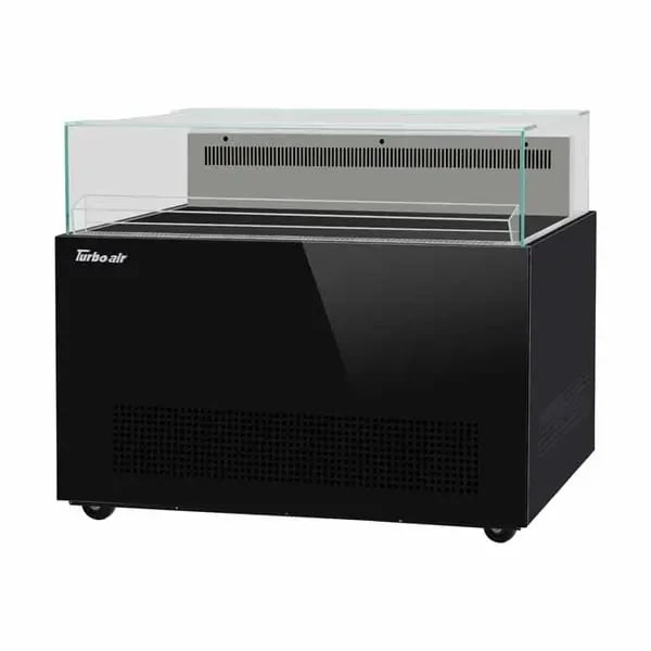 Turbo Air TOS-50NN-B Open Black Sandwich and Cheese Display Case Merchandiser 50"W