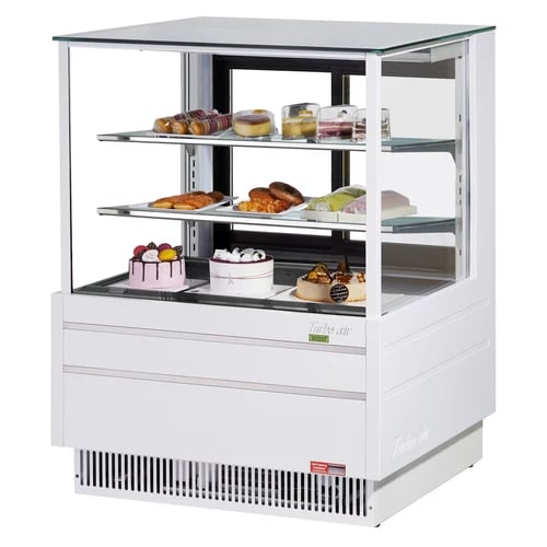Commercial Refrigeration Parts — Turbo Air TCGB-36UF-W-N Refrigerated White Bakery Display Case 36-1/2"W