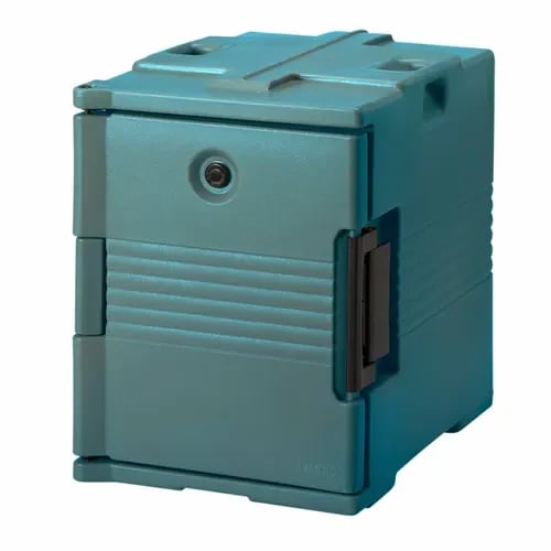 Cambro Ultra Pan Carrier UPC400401 Insulated Slate Blue Front Loader Food Carrier