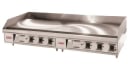 Lang 172SC Electric Countertop Griddle 72 Inch Wide Solid State Thermostat Control Rectangle Chrome Plated 1 Inch Thick Plate Heavy-Duty — 480V, 3PH