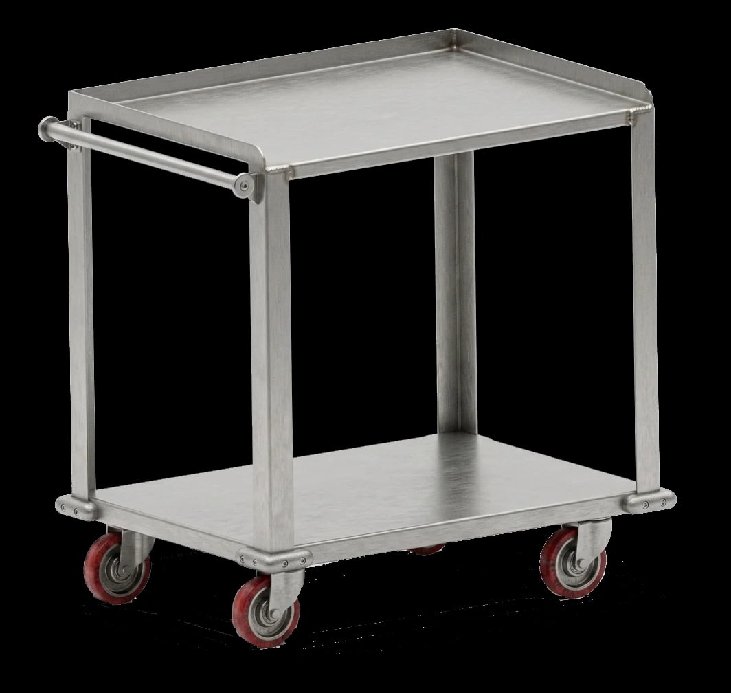 Carter-Hoffmann® UC2S2433 Tray Cart 36 Inch X 21 Inch X 36.75 Inch 2 Shelf