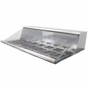 Turbo Air CL-72 Clear Lids (2) for Sandwich Prep Tables 72-5/8"W