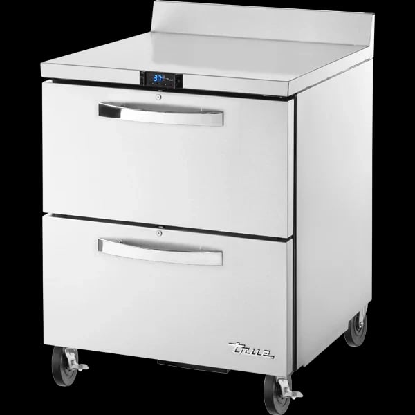 True TWT-27D-2-HC SPEC3 Worktop Refrigerator, 27", 2 Drawers, Spec Package
