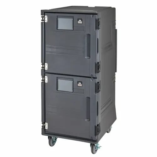 Cambro Pro Cart Ultra PCUPH615 Charcoal Gray Hot Food Pan Carrier