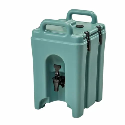 Cambro Camtainer 100LCD401 1-1/2 Gallon Insulated Slate Blue Beverage Dispenser