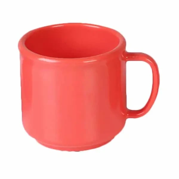 Thunder Group CR9035RD Orange 10 oz. Melamine Mug/Cup | Case of 12