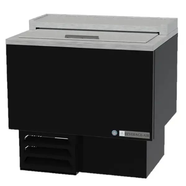 Beverage-Air GF34HC-B 7.44 cu. ft. Glass and Plate Froster 34"W