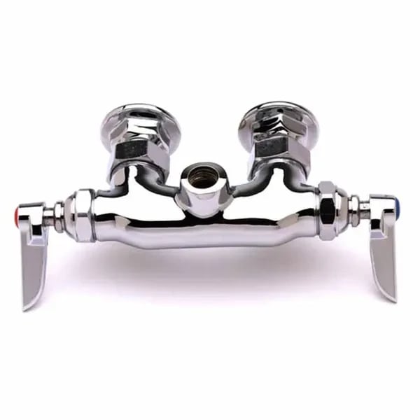 T&S B-0346-LN 3" Wall Mount Double Pantry Faucet