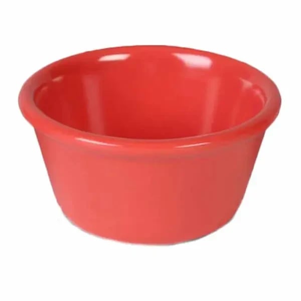 Thunder Group ML538RD1 Orange 4 oz. Melamine Ramekin | Case of 12
