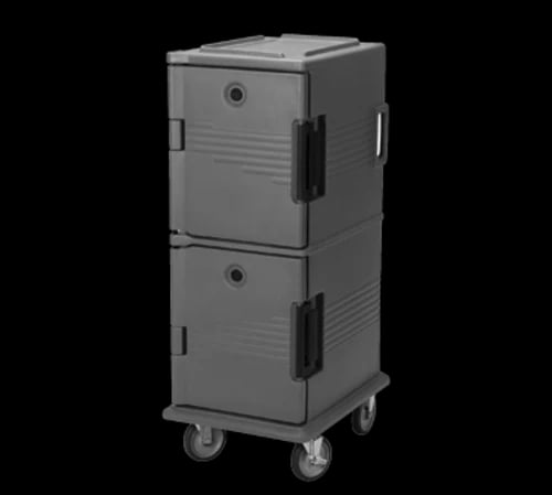 Cambro Ultra Cam Cart UPC800SP131 Insulated Dark Brown Front Loader Food Carrier
