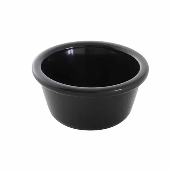 Thunder Group PL537BL1 3 oz. Black Plastic Ramekin | Case Of 12