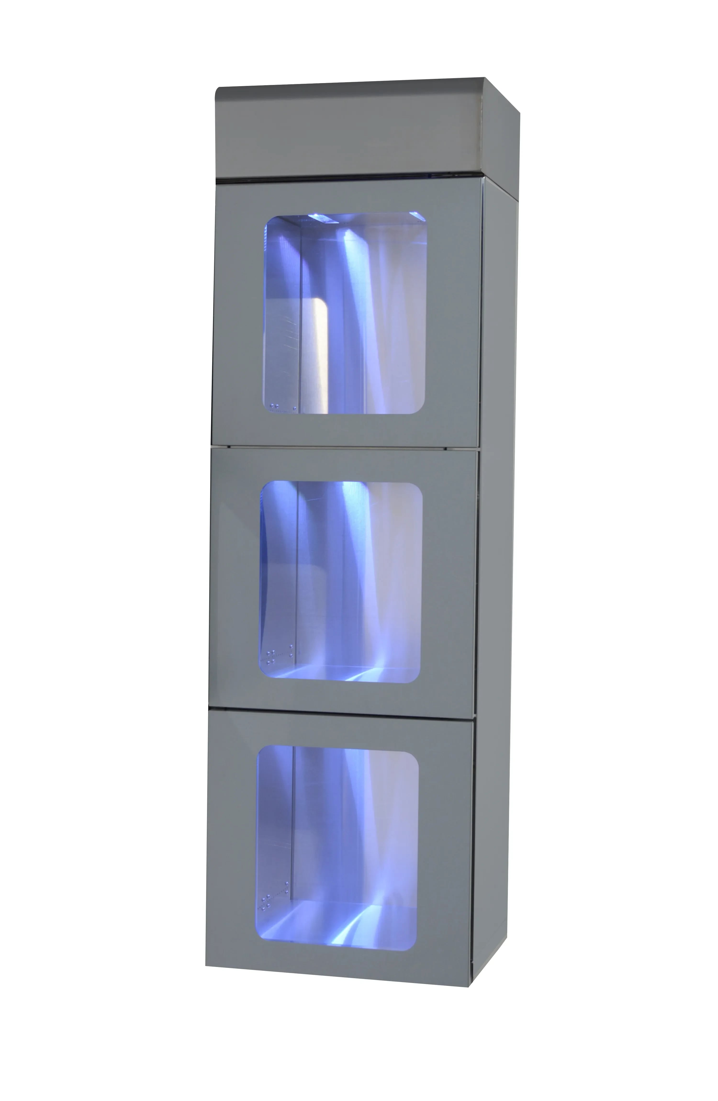 Carter-Hoffmann® PUC® Series PUCA-13SAOL Freestanding Mobile Order Pickup Locker 3 Ambient Cubbies — 120V, 1PH
