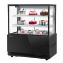 Turbo Air TBP48-54FN-B Refrigerated Black Bakery Display Case 47-1/4"W