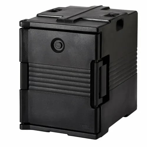 Cambro Ultra Pan Carrier UPC400110 Insulated Black Front Loader Food Carrier