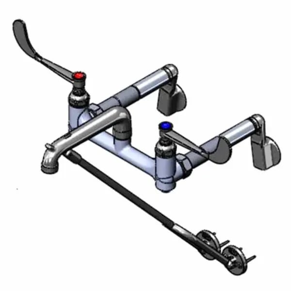 T&S B-0652 Wall Mount Service Sink Faucet