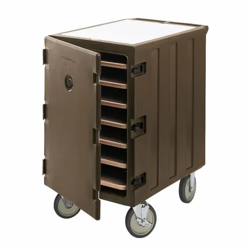 Cambro Camcart 1826LTC3131 Insulated Dark Brown Front Loader Food Carrier