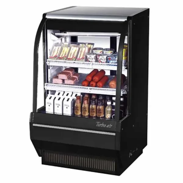 Turbo Air TCDD-36H-B-N Refrigerated Black Deli Case 36-1/2"W