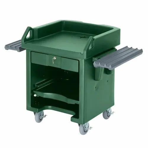 Cambro Versa VCSWR519 Kentucky Green Cash Register Cart 52-3/4"W