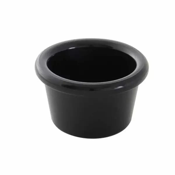 Thunder Group PL534BL1 1-1/2 oz. Black Plastic Ramekin | Case Of 12